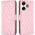 Etui z klapką do Infinix Hot 30, Wallet, BINFEN COLOR, różowe