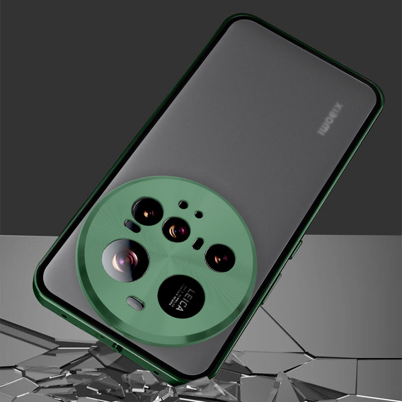Etui do Xiaomi 15 Ultra, Frame Case, zielone