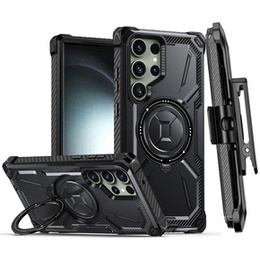 Etui do Samsung Galaxy S23 Ultra, Heavy Duty Ring, czarne