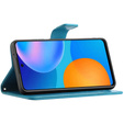 Etui z klapką do Samsung Galaxy M23, Butterfly, niebieskie