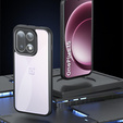 Etui do OnePlus 15, Fusion Hybrid, przezroczyste z czarną ramką