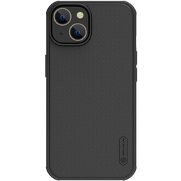 Etui NILLKIN do iPhone 15 Plus, Frosted Shield, do MagSafe, czarne