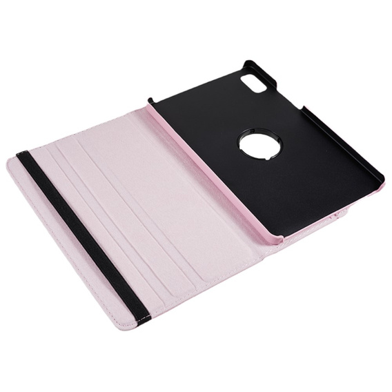 Etui do Lenovo Tab M9, Obrotowe 360, różowe