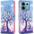 Etui z klapką do Xiaomi Redmi Note 13 Pro 5G, Wallet, Owls & Tree