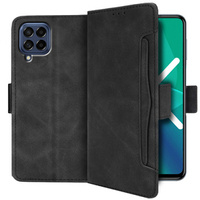 Etui z klapką do Samsung Galaxy M53 5G, Card Slot, czarne