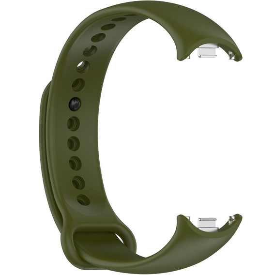 Pasek Silikonowy do Xiaomi Smart Band 10 / 9 / 8, Ciemnozielony