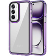 Etui do Oppo Reno 12 Pro, Fusion Hybrid, przezroczyste / fioletowe