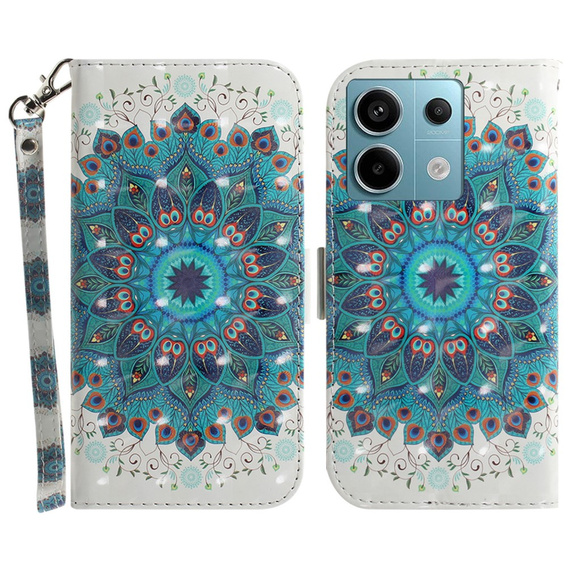 Etui z klapką do Xiaomi Redmi Note 13 Pro 5G, Wallet, Mandala Flower