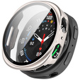 2w1 Etui + Szkło Hartowane do Samsung Galaxy Watch 8 44mm, Beżowe