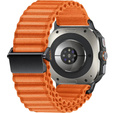 Pasek nylonowy do Samsung Galaxy Watch Ultra 47mm (2025 / 2024), Pomarańczowy