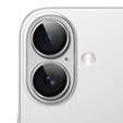 2x Szkło na aparat ERBORD OPTIK Pro do iPhone 17, srebrne