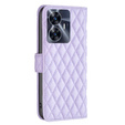 Etui z klapką do Realme C55, Wallet, BINFEN COLOR, fioletowe