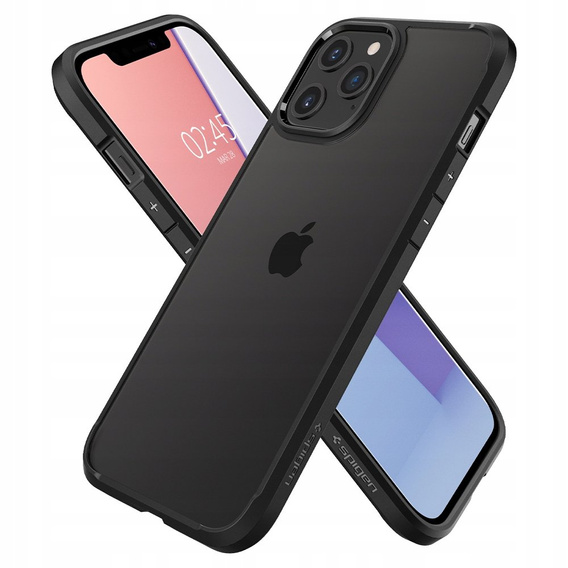 Etui Spigen do iPhone 12/12 Pro, Ultra Hybrid, matowe czarne