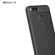 Czarne Etui Football Grain TPU Case do Huawei Honor 7X