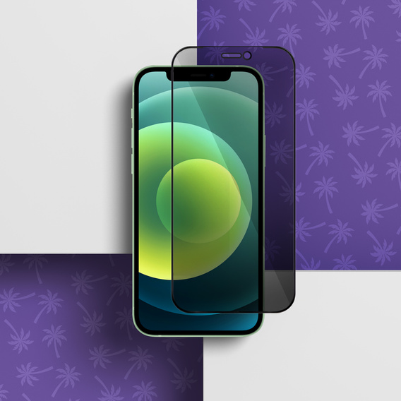 Szkło Hartowane Prywatyzujące Shy Palm do iPhone 12/12 Pro