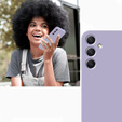 Etui do Samsung Galaxy A34 5G, Silicone Lite, fioletowe