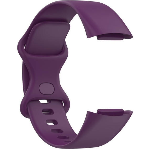 Pasek silikonowy do Fitbit Charge 5, Fioletowy