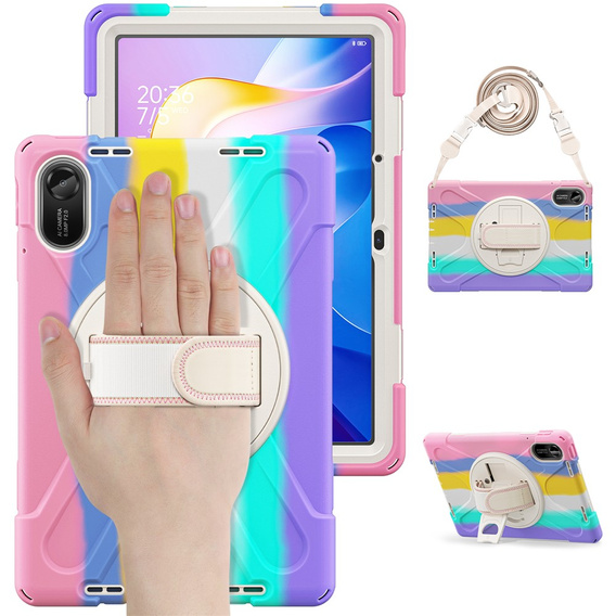 Etui dla dzieci do Xiaomi Redmi Pad 2, pancerne, wielokolorowe