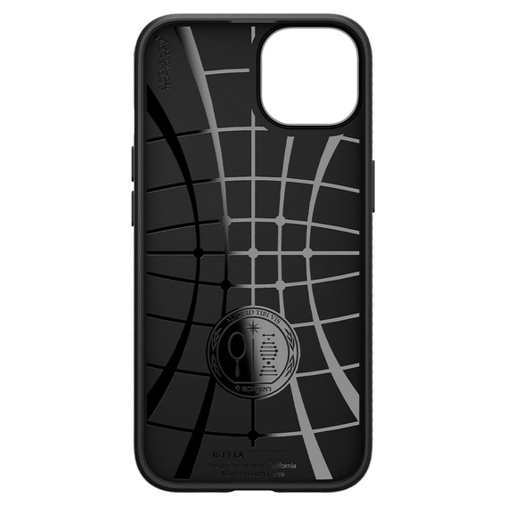 Etui Spigen do iPhone 13, Liquid Air, czarne + szkło
