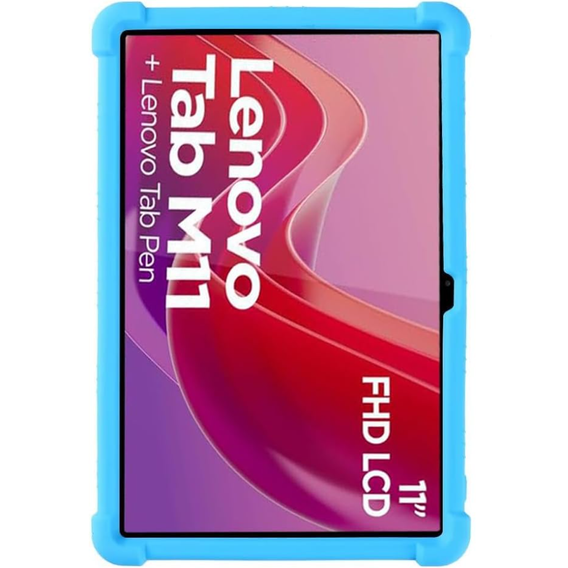 Etui silikonowe do Lenovo Tab M11, Impact, pancerne, jasnoniebieskie