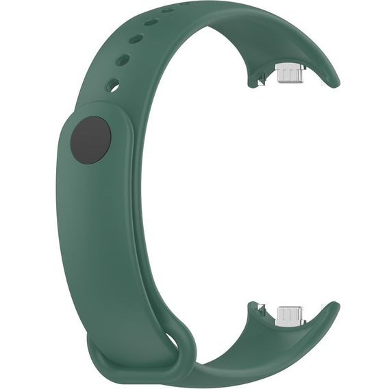 Pasek Silikonowy do Xiaomi Smart Band 10 / 9 / 8, Ciemny Zielony