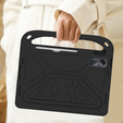Etui dla dzieci do Xiaomi Redmi Pad SE 11", dziecięce z uchwytem, Czarne