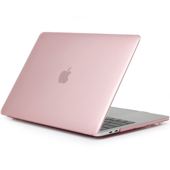Etui do MacBook Air 13 A2337 M1 A2179 A1932, Hard Case Obudowa, Jasnoróżowe