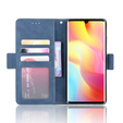 Etui z klapką do Xiaomi Mi Note 10 Lite, Card Slot, niebieskie