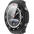 2w1 Etui + Szkło Hartowane do Huawei Watch Ultimate, Czarne