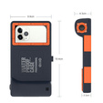 SHELLBOX I Uniwersalne Etui Wodoodporne na telefon, Black/Orange
