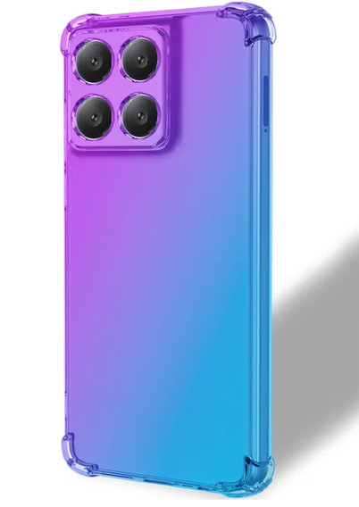 Etui Gradient Dropproof do Motorola Edge 60 / 60 Fusion, Fioletowe / niebieskie