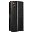 Etui z klapką do Samsung Galaxy Xcover 7, Crazy Horse Wallet, czarne