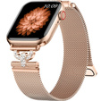 Bransoleta do Apple Watch 1/2/3/4/5/6/7/8/9/10/11/SE Ultra 1/2/3 42/44/45/46/49mm, Różowa rose gold