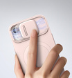 Etui do iPhone 13/14, Suritch Shockproof, do MagSafe, różowe