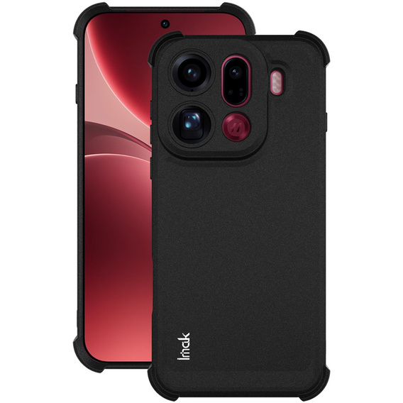 Etui IMAK do Oppo Find X9 Pro, Dropproof, czarne