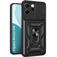 Etui pancerne do Oppo Reno 14 F / 14 FS, CamShield Slide, czarne
