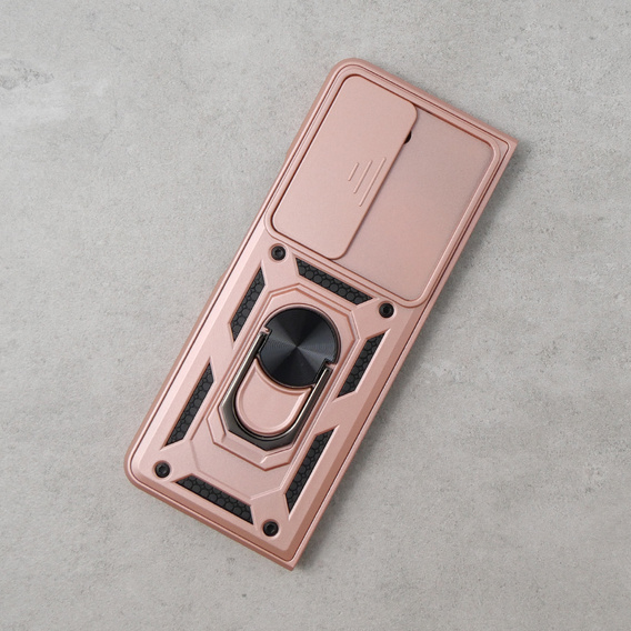 Etui pancerne do Samsung Galaxy Z Fold5 5G, CamShield Slide, różowe rose gold