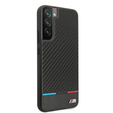 Etui BMW do Galaxy S22+ Plus, Triangles Collection, Czarne