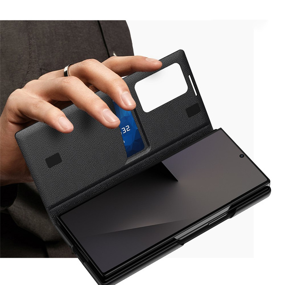 Etui do Samsung Galaxy Z Fold7, Smart View Wallet, czarne