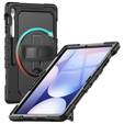 Etui do Samsung Galaxy Tab S10 FE+ (SM‑X620/X626B) – folia PET i pasek na ramię – czarne