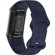 Pasek silikonowy do Fitbit Charge 5, Granatowy