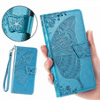 Etui z klapką do Realme 14 5G / Realme 14T 5G, Butterfly, niebieskie