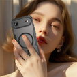 Etui do iPhone Air, do MagSafe, matowe pancerne, czarne