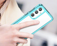 Etui do Samsung Galaxy A55 5G, Fusion Hybrid, przezroczyste / niebieskie