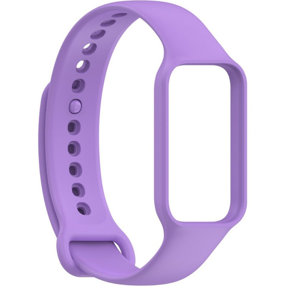 Pasek Silikonowy do Xiaomi Redmi Smart Band 2 / Xiaomi Smart Mi Band 8 Active, Fioletowy