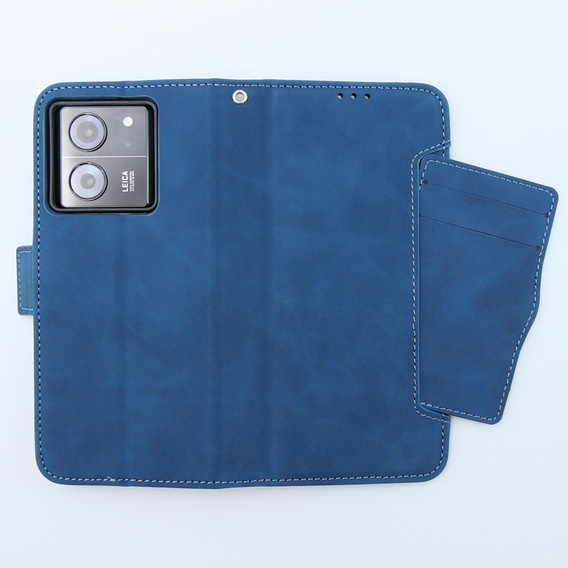 Etui z klapką do Xiaomi 13T / 13T Pro, Card Slot, niebieskie