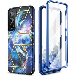 Etui do Samsung Galaxy S22, Suritch Full Body Cosmos, niebieskie