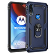 Etui pancerne do Motorola Moto E7 Power / E7i Power, Nox Case Ring, granatowe