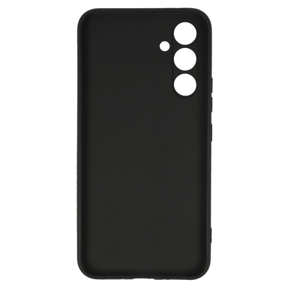 Etui cienkie do Samsung Galaxy A14 4G/5G, Slim Matowe, czarne + szkło 9H