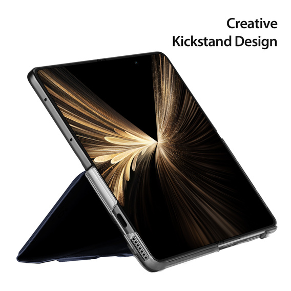 Etui Dux Ducis Bril Series do Honor Magic V5 5G, niebieskie